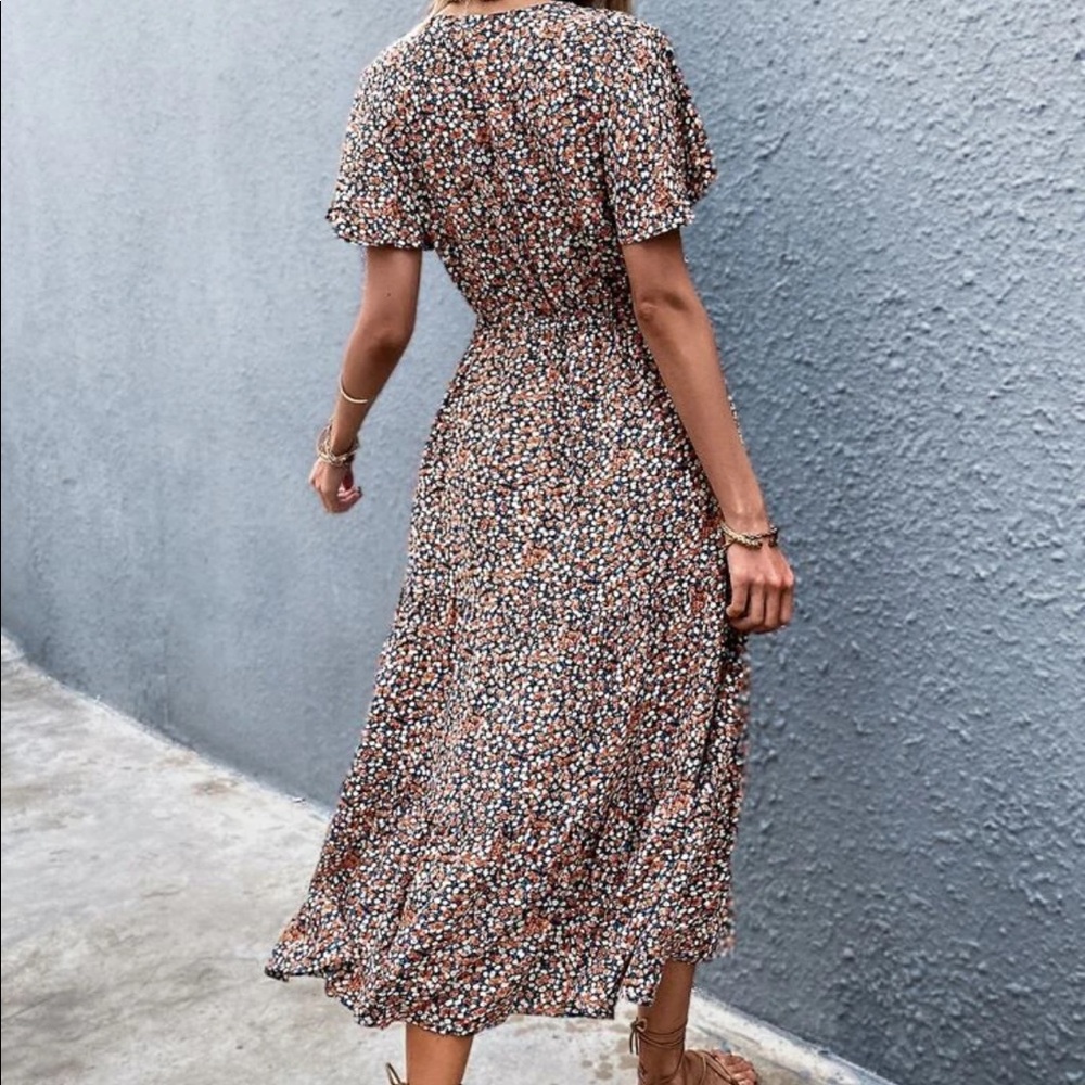 Boho floral print maxi dress - Picture 2 of 9